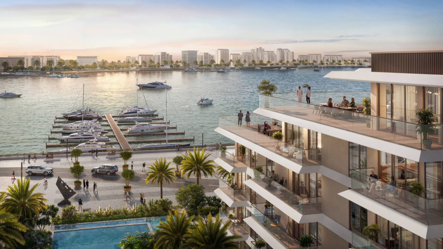 View of Ocean Views by Emaar - Waterfront Apartments in Dubai