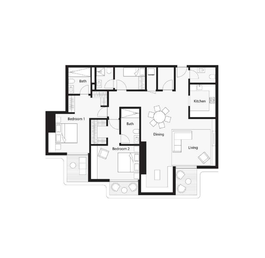 One B Tower Apartments for Sale at Sheikh Zyaed Road