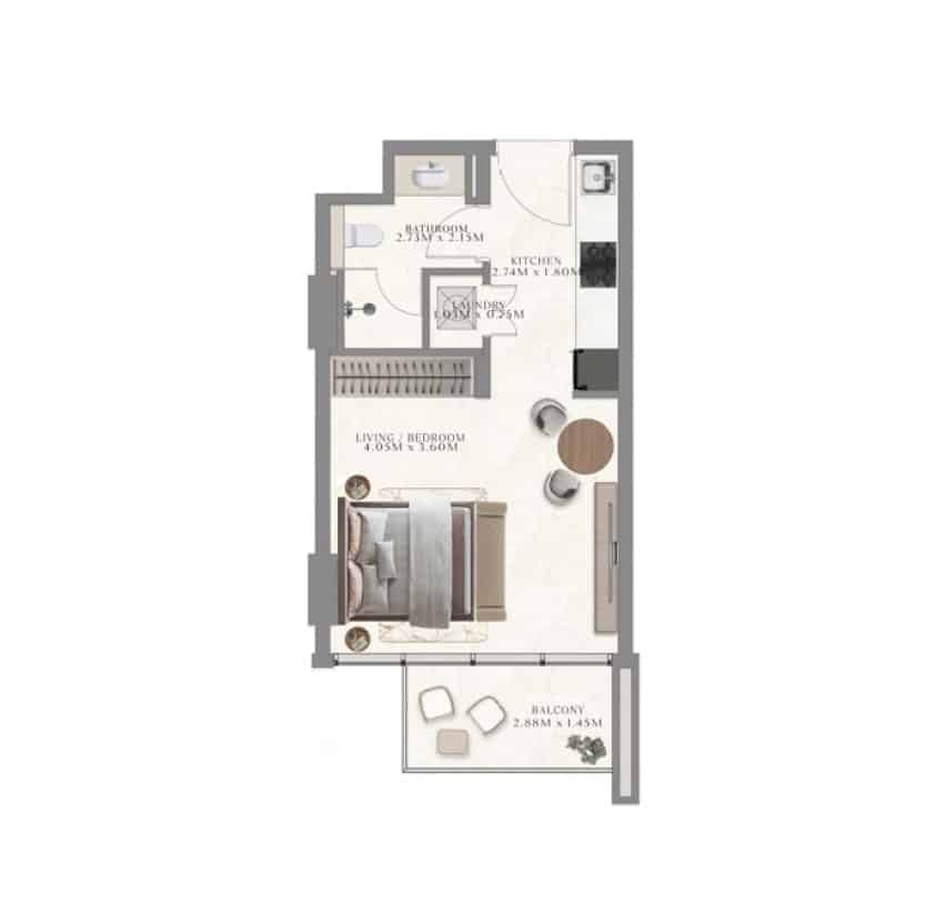 Modern Apartments at Taiyo Residences, Wasl Gate