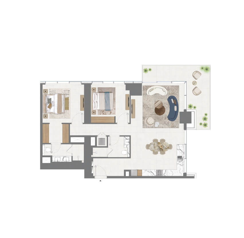 Altan Apartments at Dubai Creek Harbour