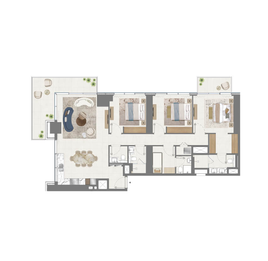 Altan Apartments at Dubai Creek Harbour