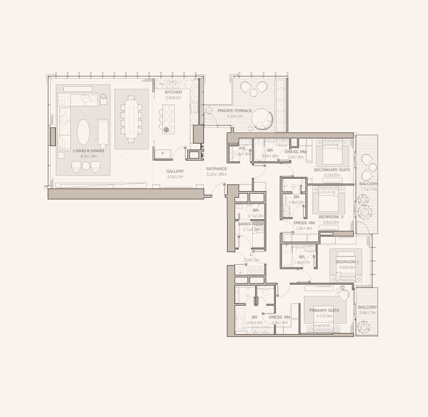 Jumeirah Residences at Emirates Towers by Meraas