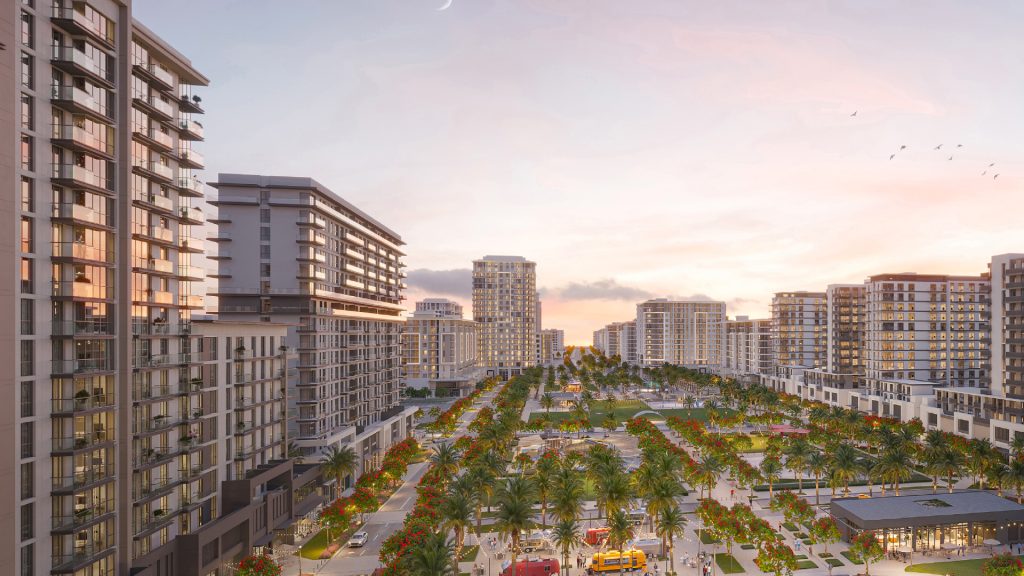 Nshama Rosewell Town Square Dubai | Modern 1-3BR Homes for Sale