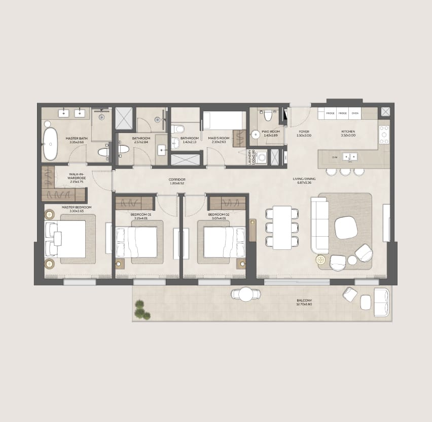 Mahra at Expo Valley Views in Dubai South