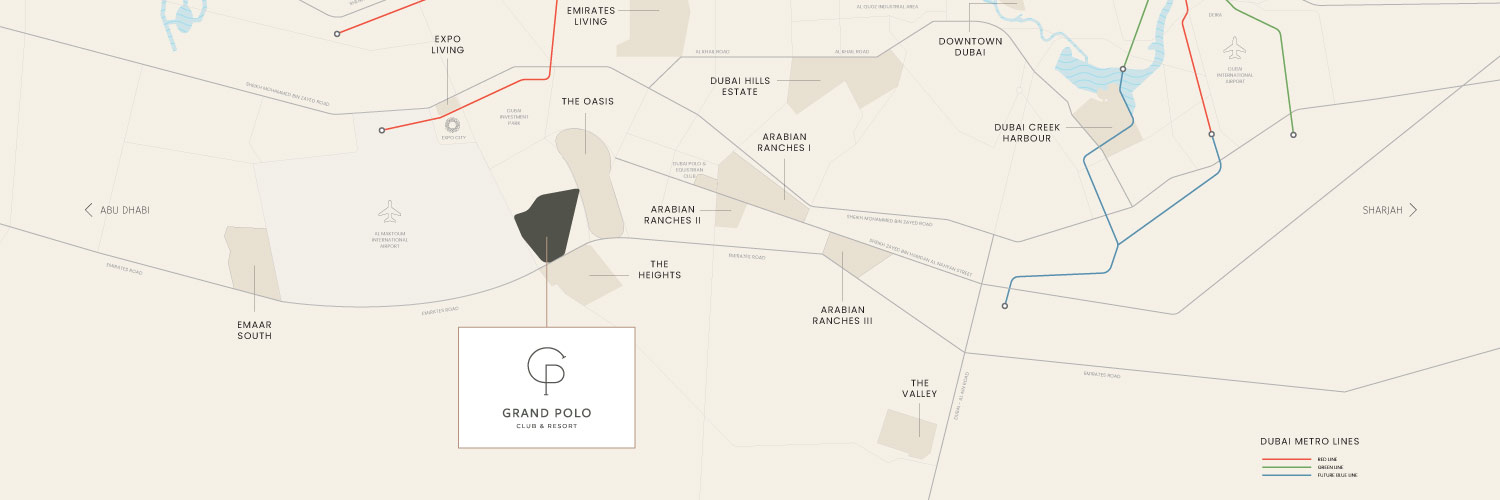 Map showing the location of Selvara 4 in Grand Polo Club and Resort
