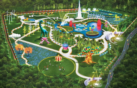Dubai Garden Glow