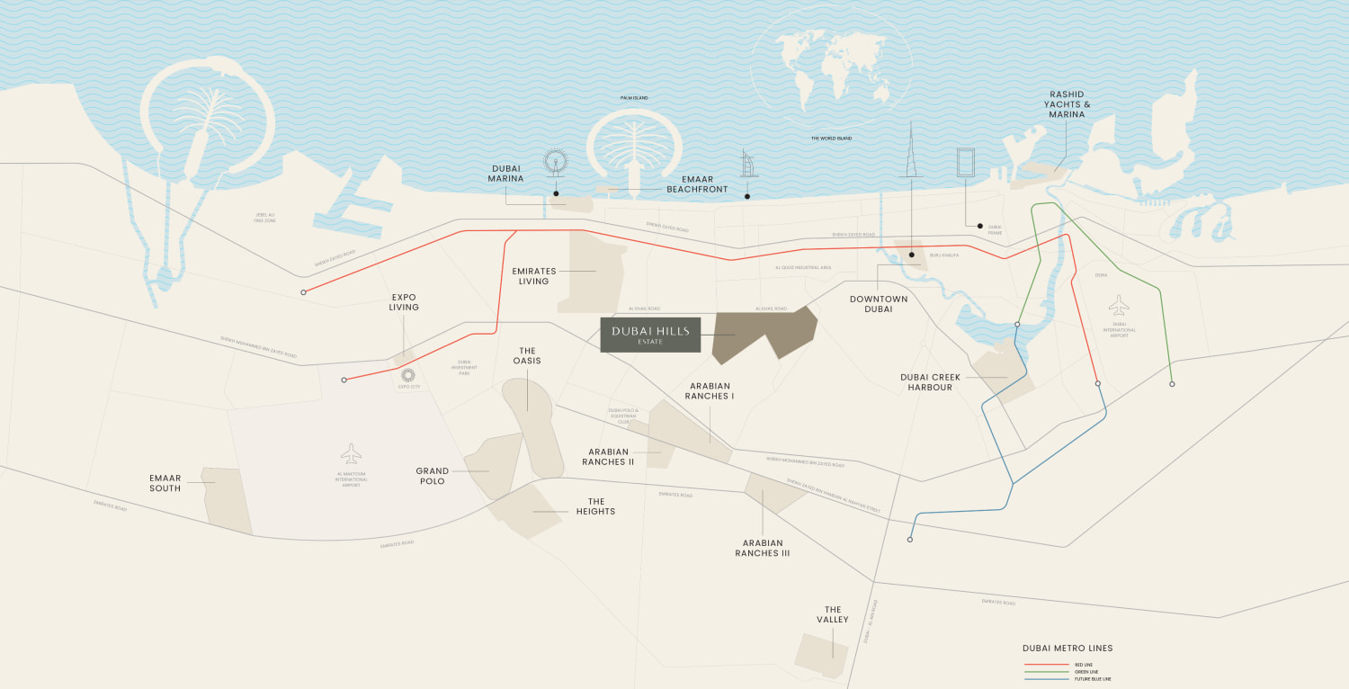 Map of Golf Place Terraces and its surroundings